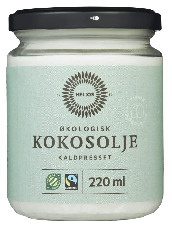 Helios Kokosolje Extra Virgin 220ml Økologisk