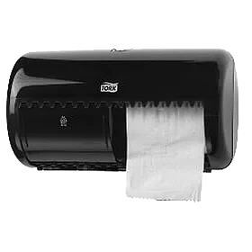 Toarull Twin Svart Dispenser Tork