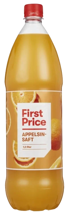 Appelsinsaft Sukkerredusert 1,5l First Price