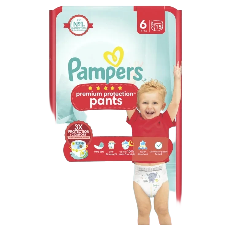 Bleier Pampers S6 Prem Prot Pants 15+Kg 15st