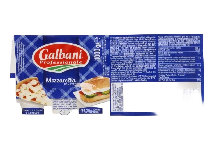 Mozzarella Blokk 1kgx8 Galbani