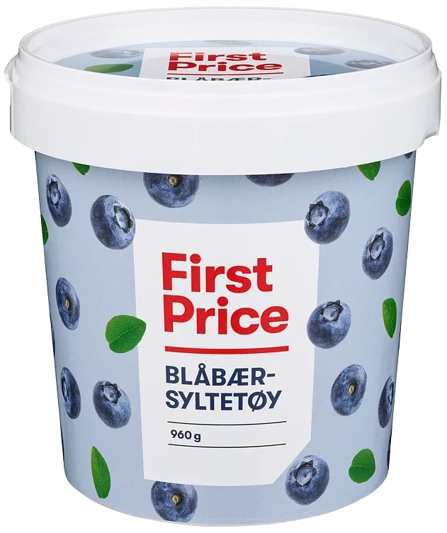 Blåbærsyltetøy 960g First Price