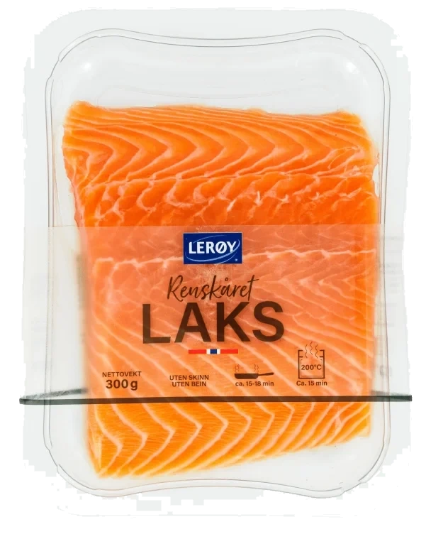 Laks Porsjon Renskåret u/Skinn 300g Lerøy