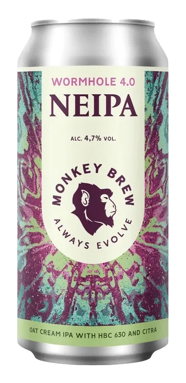 Wormhole Session Neipa 440ml Monkey Brew