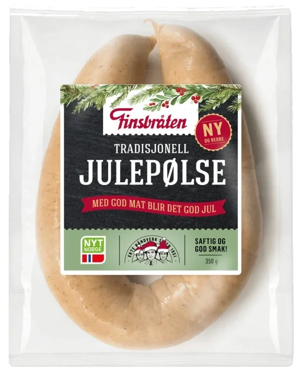Julepølse Tradisjonell 350g Finsbråten