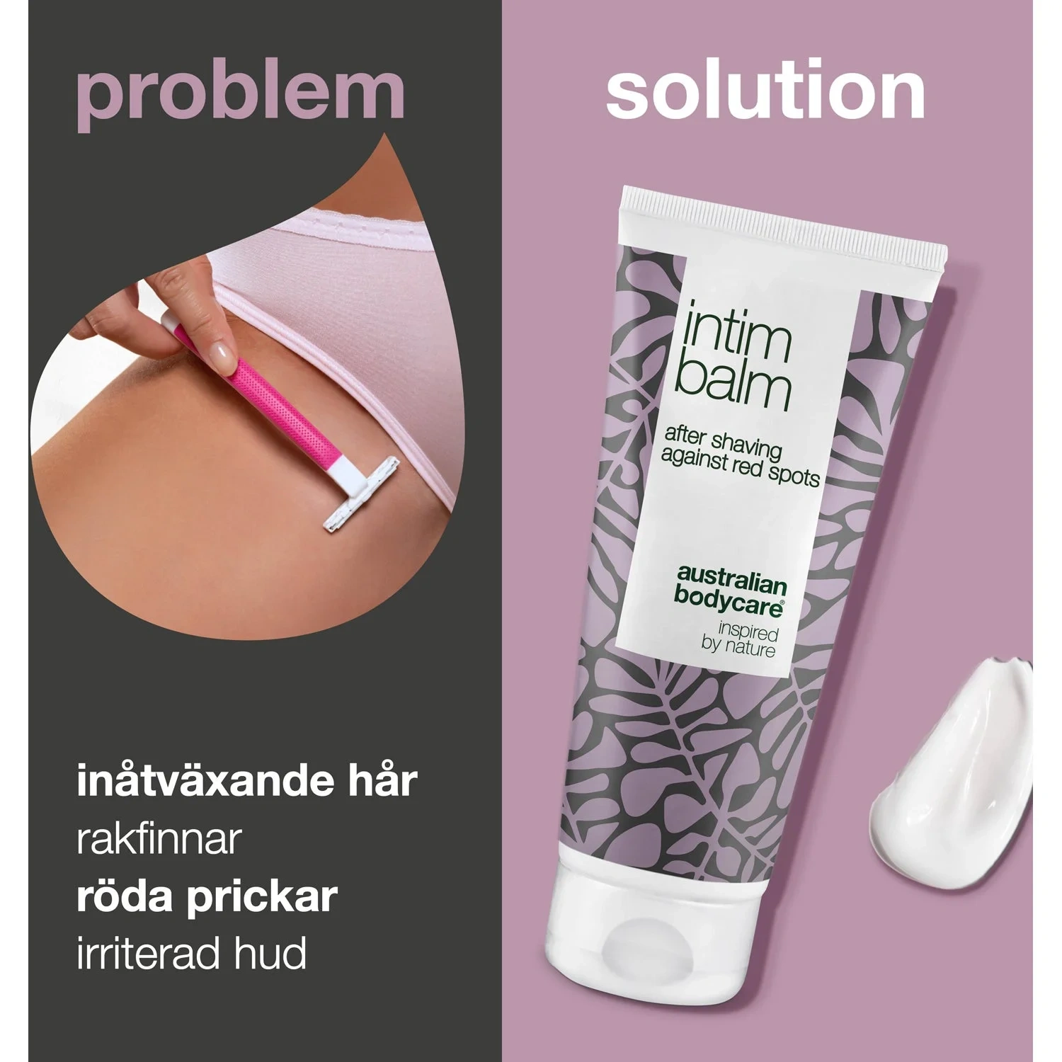 Australian Bodycare Soothing Intim Balm – Calms Redness, Razor Bumps & Irritation After Intimate Shaving 100 ml