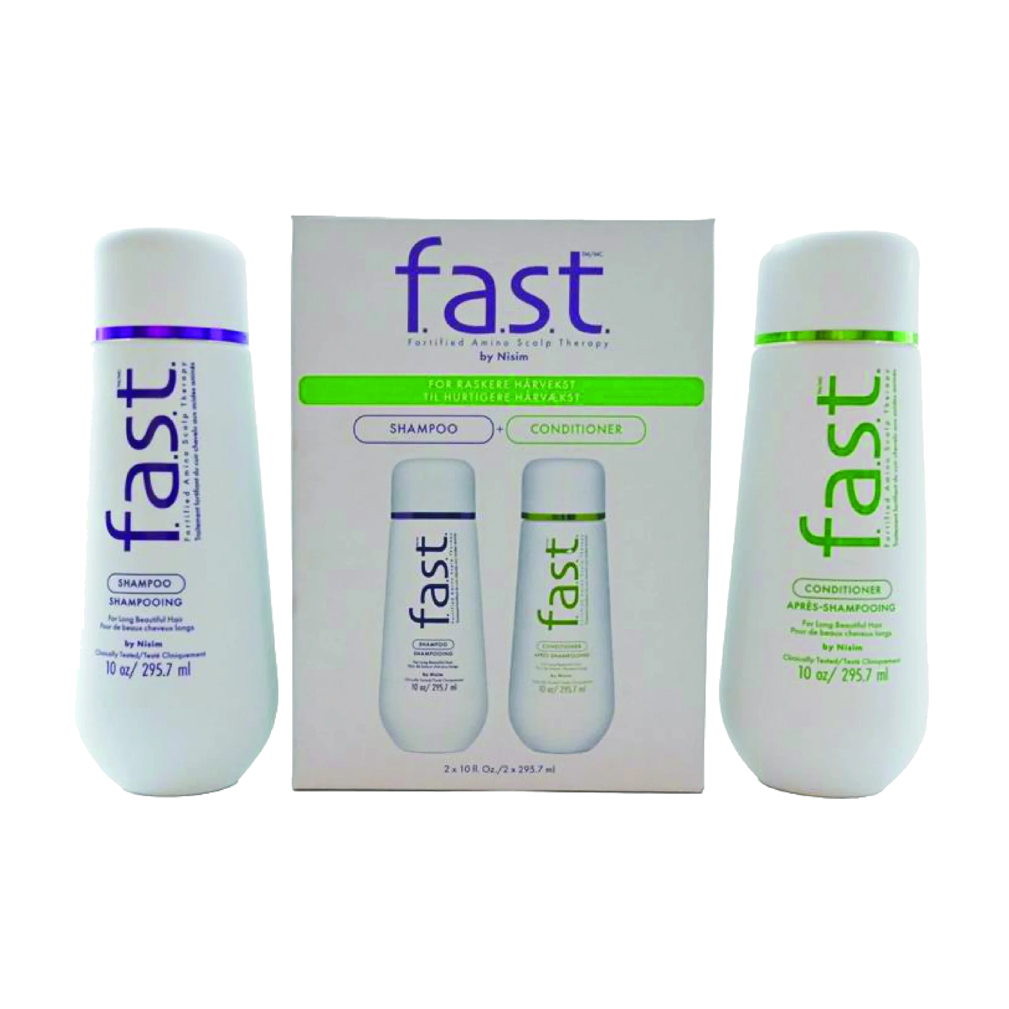 Nisim Fast Shampoo & Conditioner, 1 sett