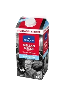 Mellanmjölkdrycken Laktosfri 1.5%