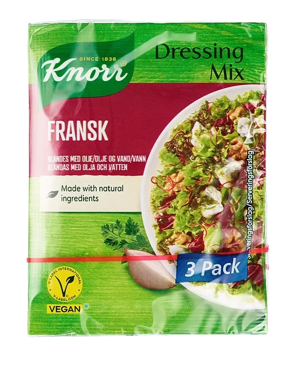 Knorr dressingmix fransk 24 gr 3-pk