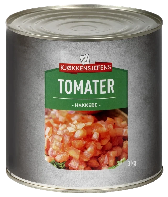 Kjøkkensjefens Tomater Hakkede