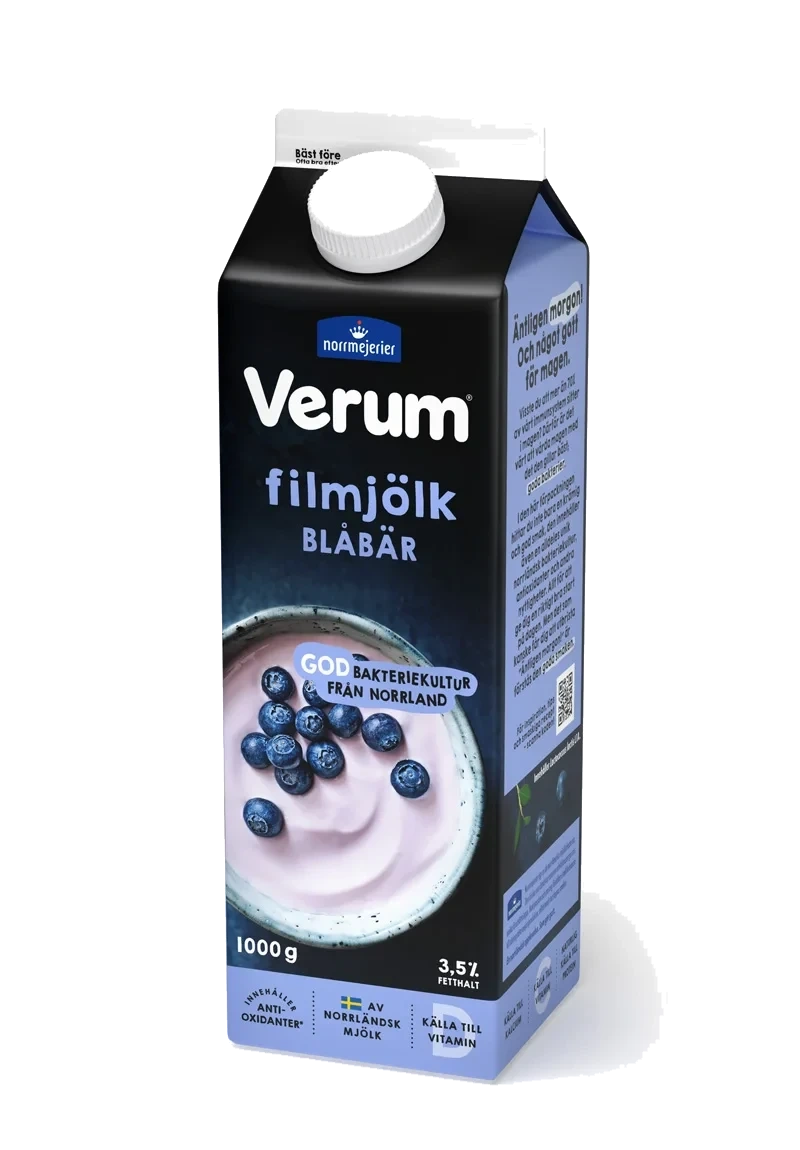 Filmjölk 3.5% Blåbär