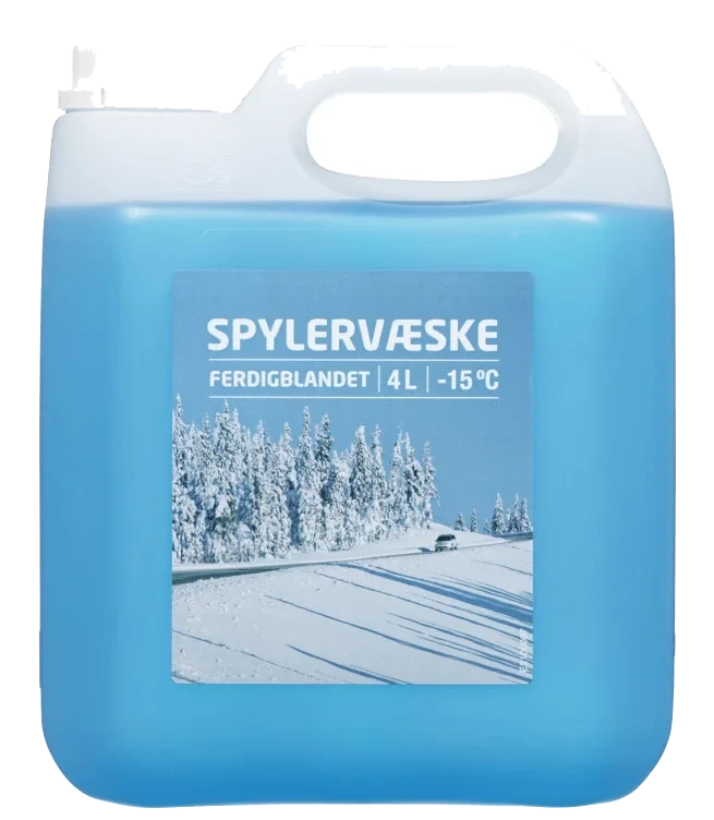Spylervæske -15c 4l