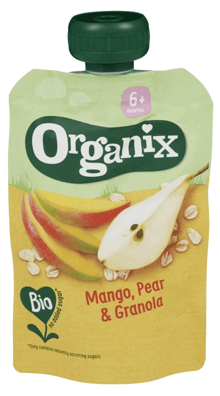 Organix Mango/Pear/Oats 6md