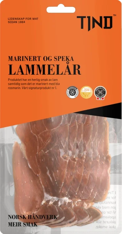 Lammelår Marinert Speket 80g Tind