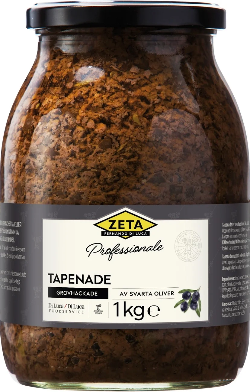 Zeta Tapenade av svarta oliver