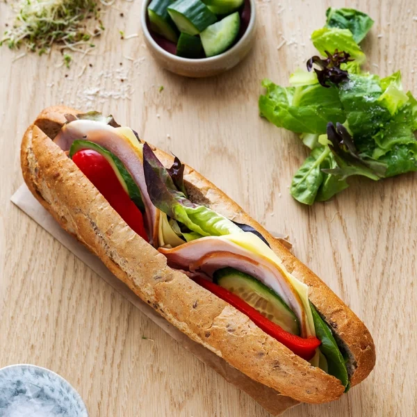 Baguette Ost & Skinke Gastro
