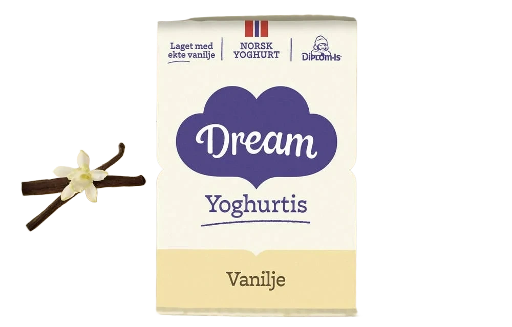 Yoghurtis ekte vanilje