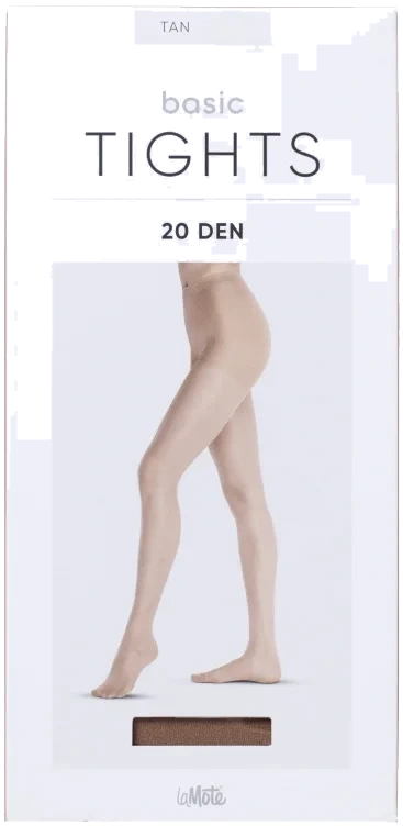Tights Basic 20 Den Tan 44-50 La Mote