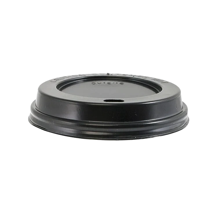 Plastlokk Svart 8oz 100stk
