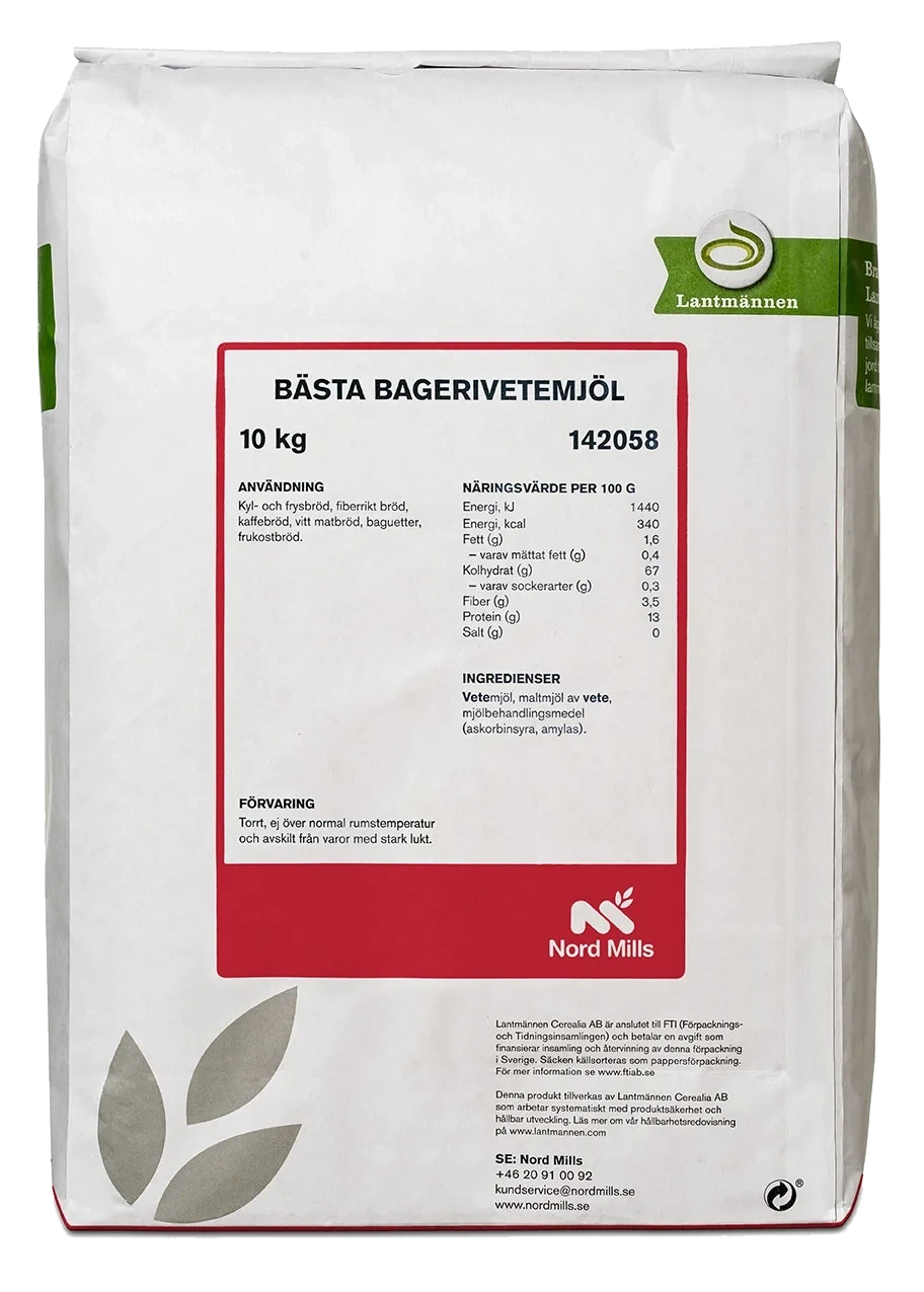 Bästa Bagerivetemjöl PolS 10 kg