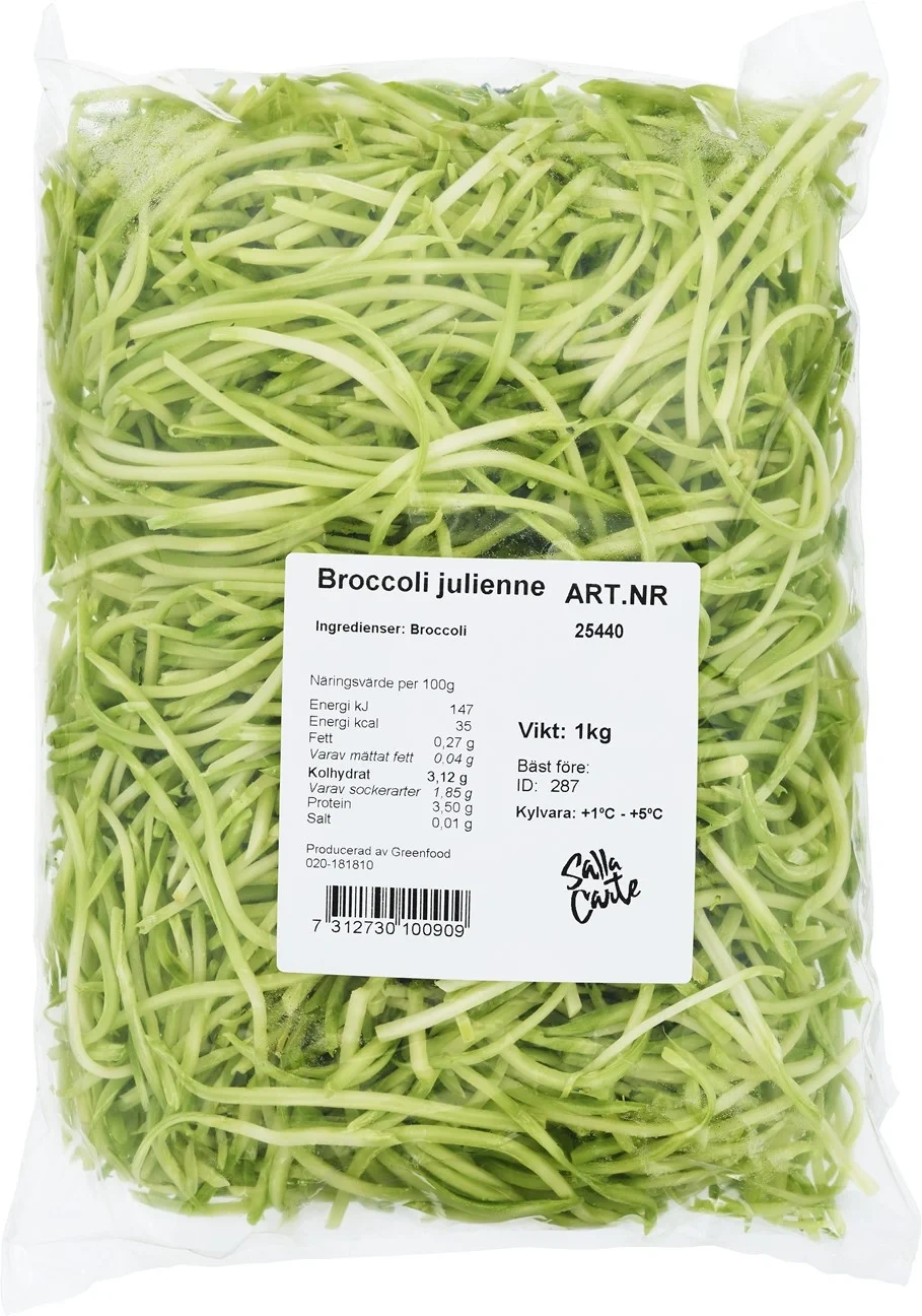SallaCarte Broccoli Julienne 25440 1kg