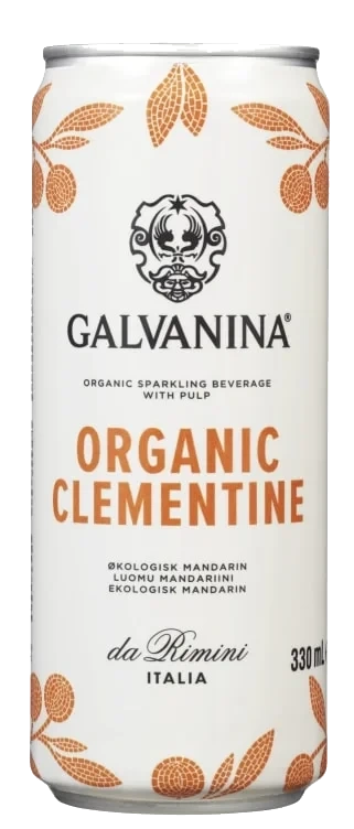 Organic Clementine Øko Brus 0,33l boks Galvanina