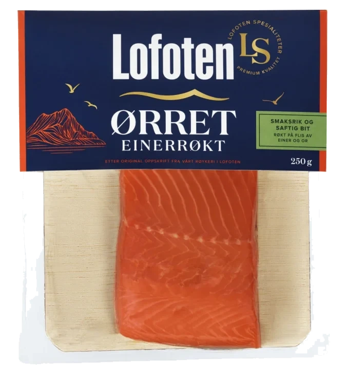 Ørret Einerrøkt Bit 250g Lofoten