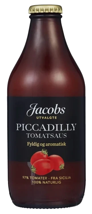 Tomatsaus Piccadilly 330g Jacobs Utvalgte