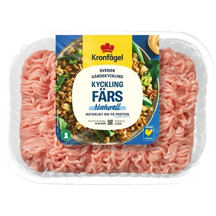 Kycklingfärs 800g Kronfågel