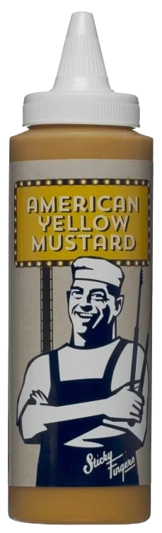 Mustard American Yellow 237g Sticky Fingers