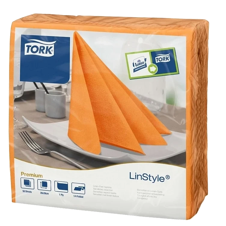 Linstyle Oransje Midd.serv Tork