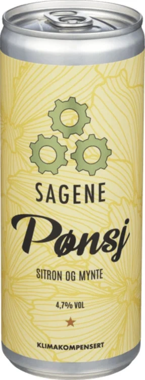 Sagene Pønsj Sitron og Mynte