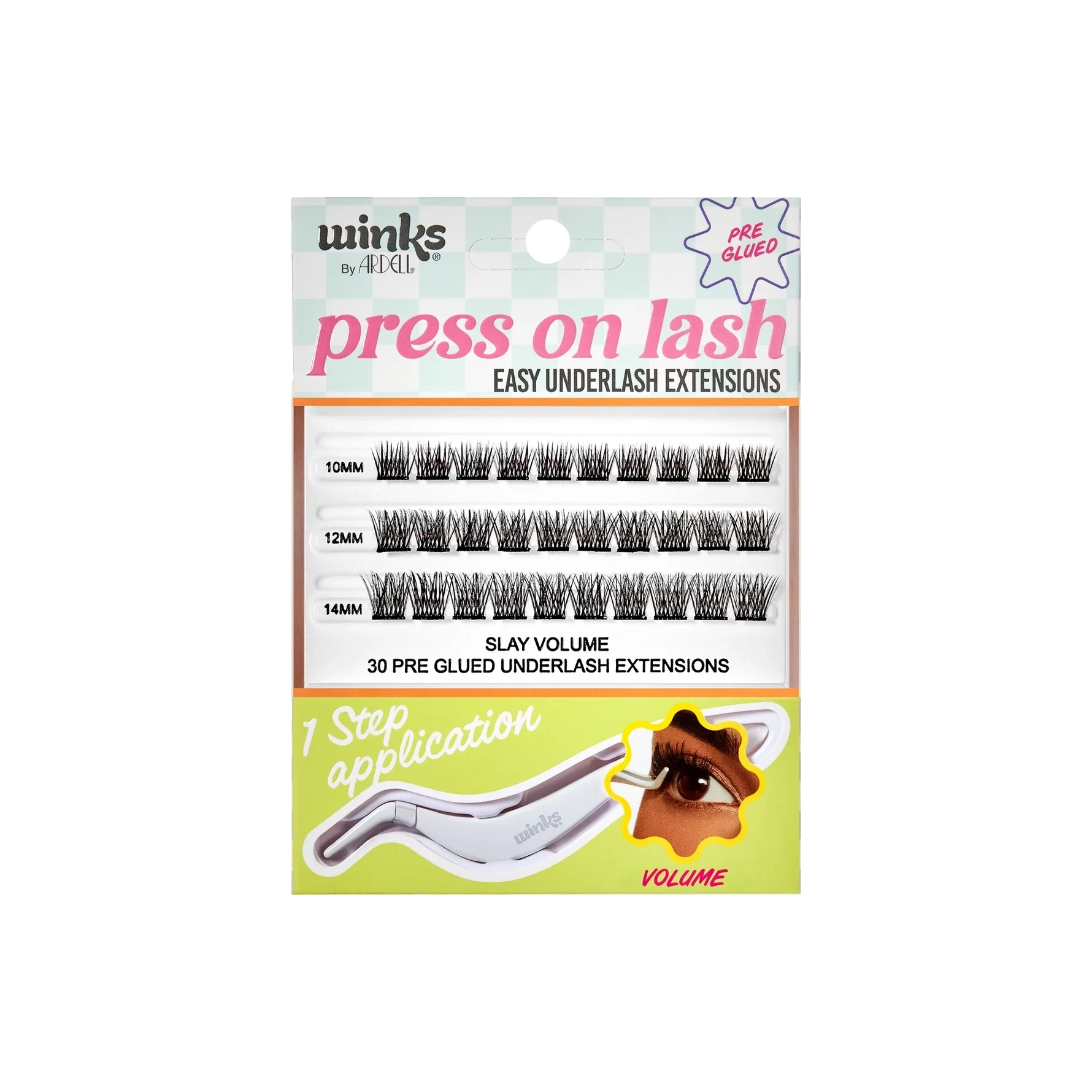 Ardell Winks Pre-Glued Press On Underlash Extensions Slay Volume