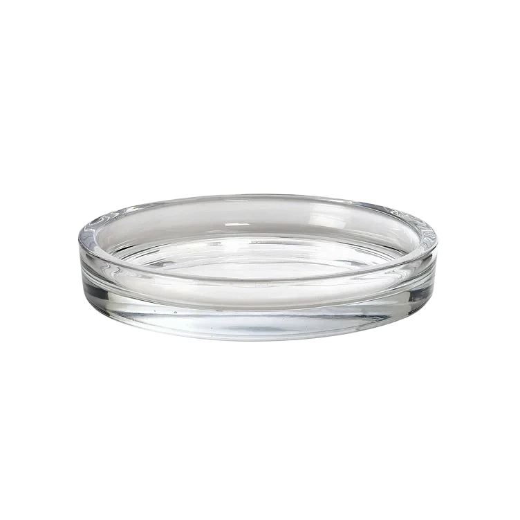 Lysplate glass 20x114mm base klar stk