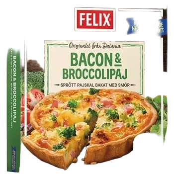 Bacon/broccolipaj