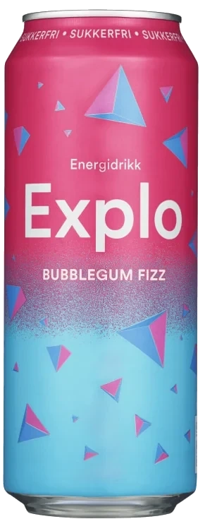 Explo bugglegum fizz sukkerfri bx  24x0.5l