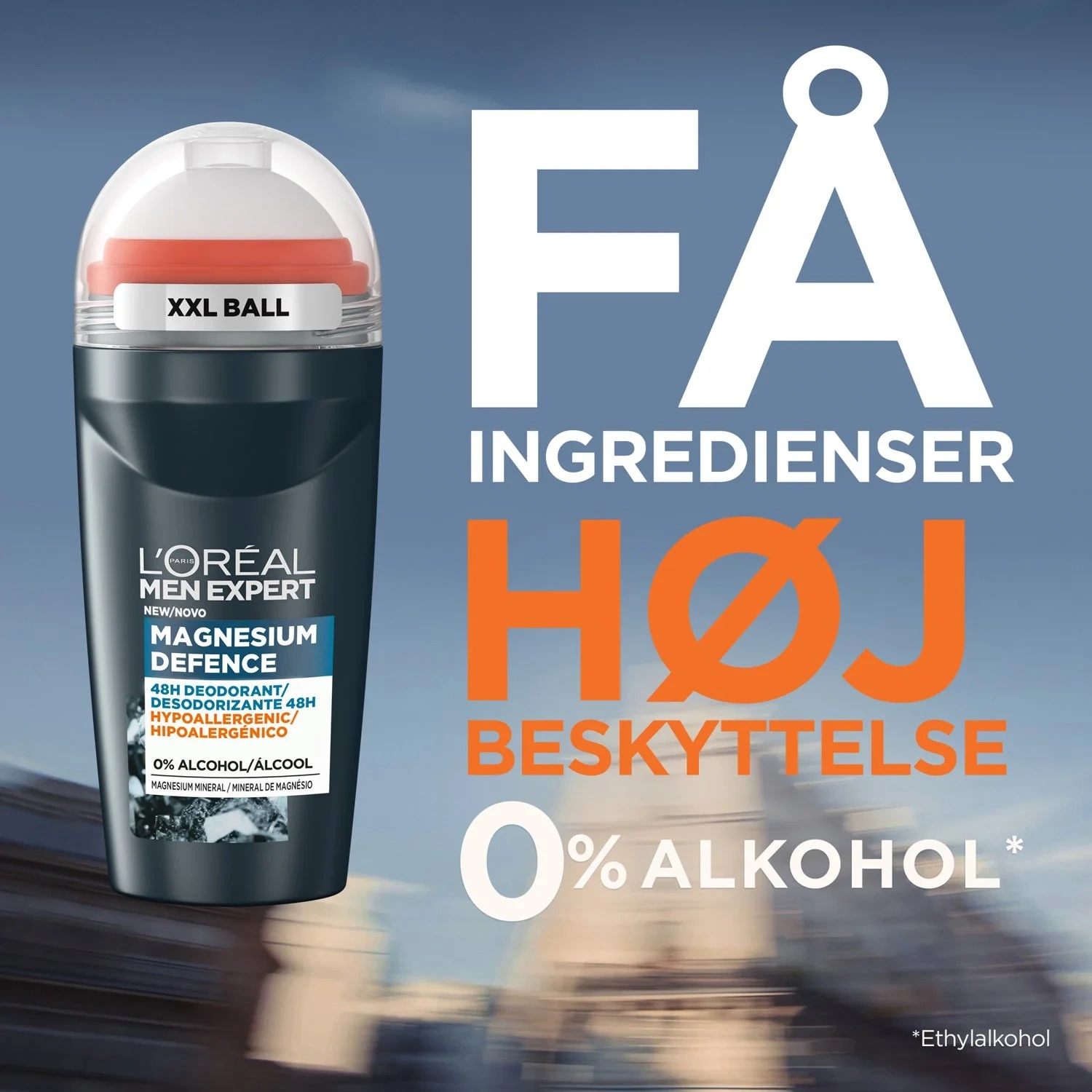 Loreal Men Expert Magnesium Defence Hypoallergenic 48 Roll-on Deo 50ml