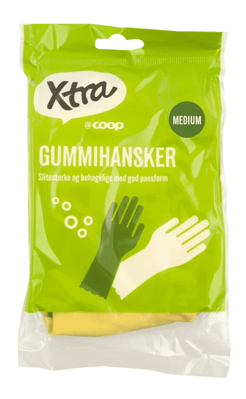 X-tra Gummihansker Medium