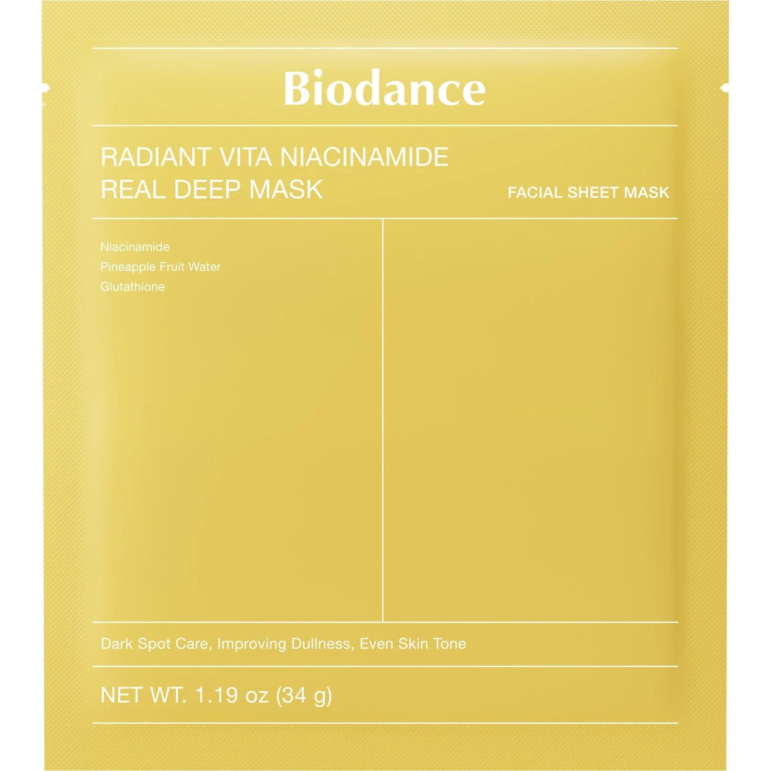 Biodance Radiant Vita Niacinamide Real Deep Mask