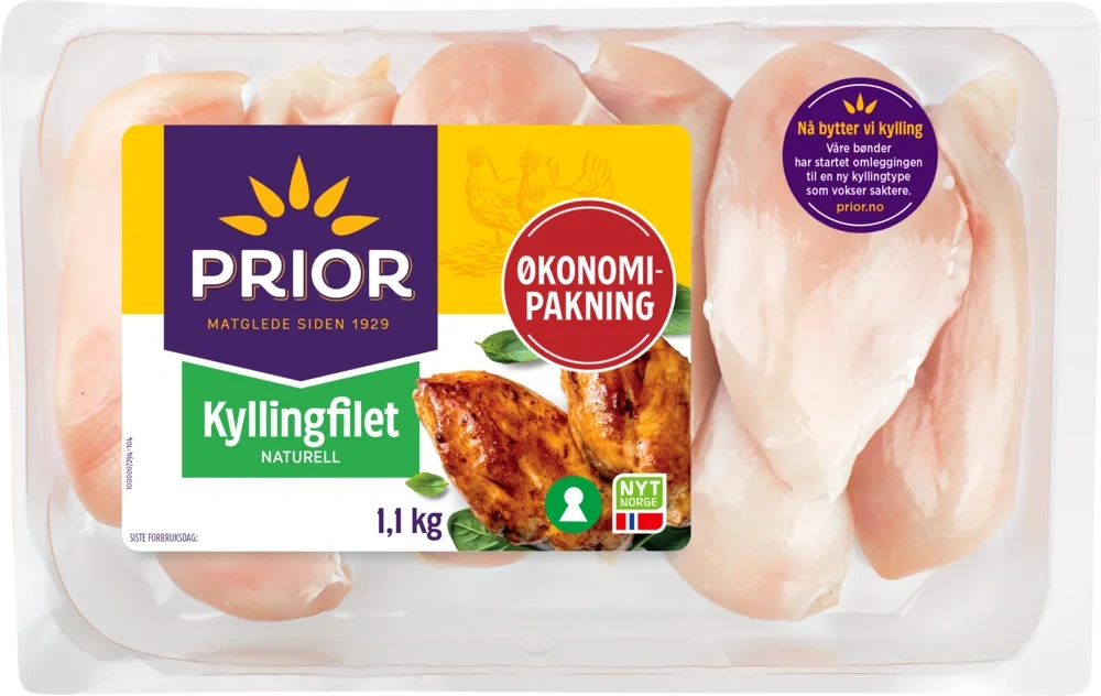 Prior Kyllingfilet 1,1kg