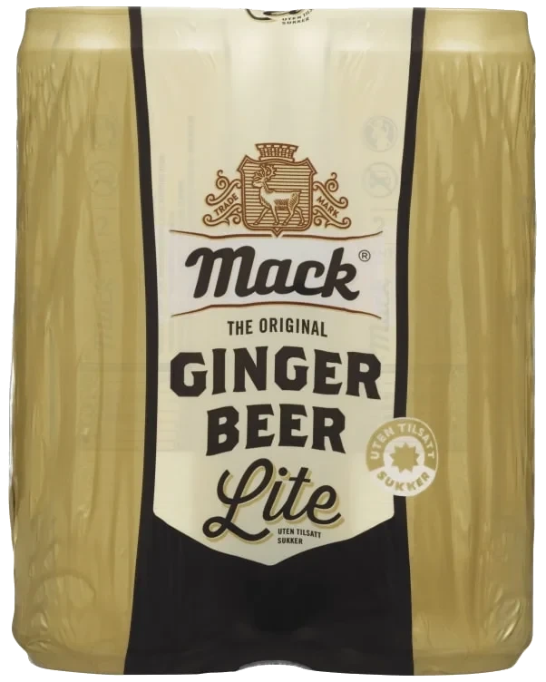 Mack Ginger Beer Lite 0,33lx4 boks