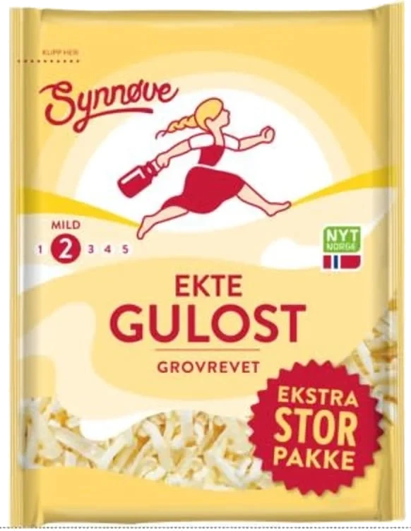 Gulost Ekte Revet 400g Synnøve