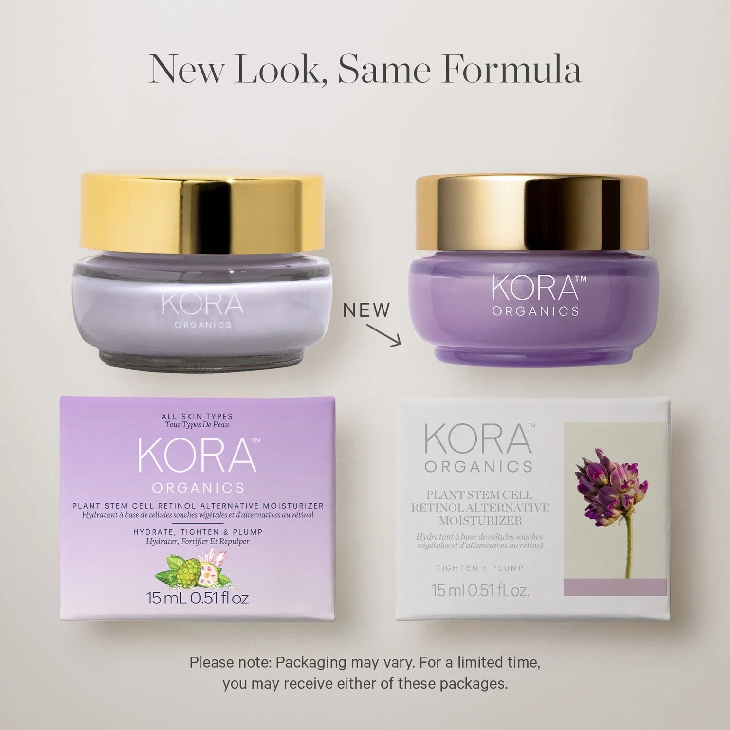 KORA Organics Plant Stem Cell Retinol Alternative Moisturizer