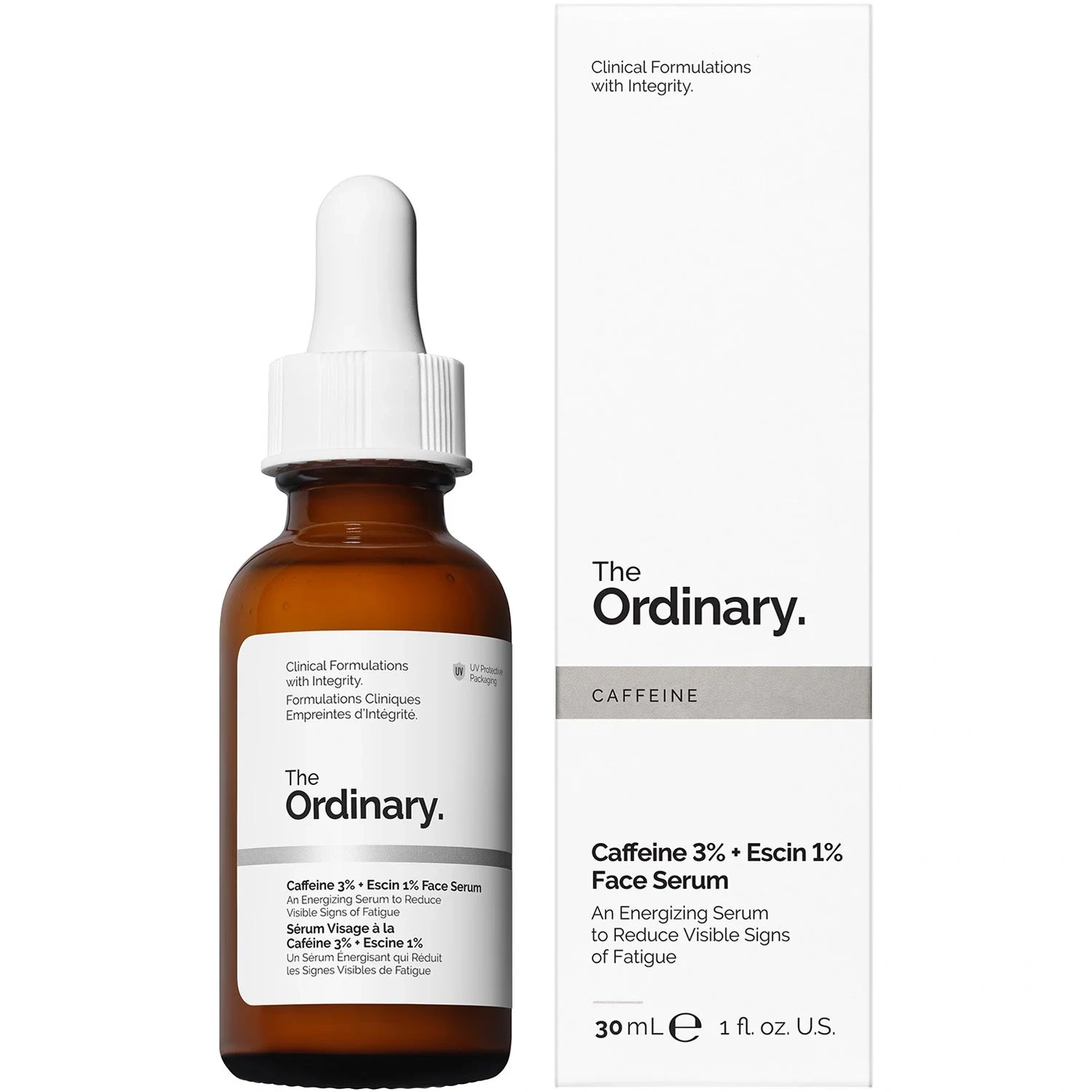 The Ordinary Caffeine 3% + Escin 1% Face Serum