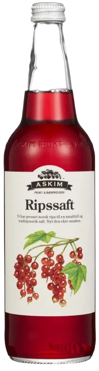Ripssaft 0,7l Fl Askim Frukt – og Bærpresseri