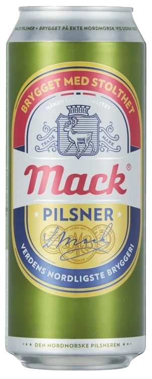 Mack Pilsnerøl 0,50l bx