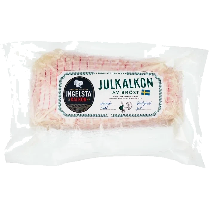 Julkalkon av Bröst Färdigkokt ca 1,4kg Ingelsta kalkon