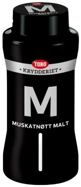 Muskatnøtt Malt 360g Toro Krydder