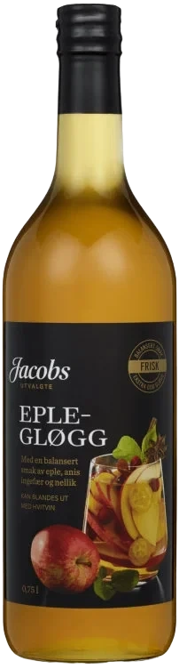 Eplegløgg 0,75l Jacobs Utvalgte