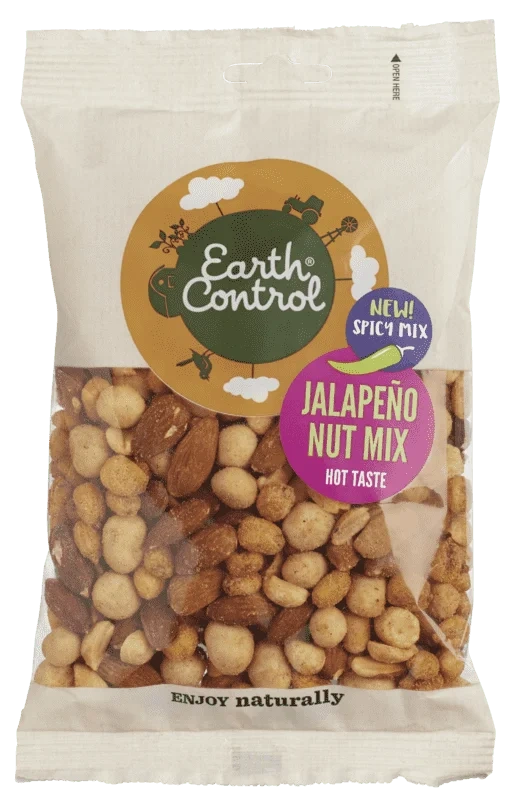 Earth Control Jalepeno Nut Mix 225g